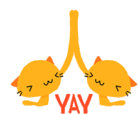 High Five Yay Sticker