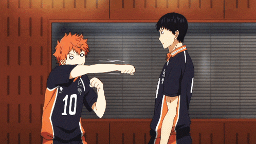 Hinatapunchesair Haikyuu GIF