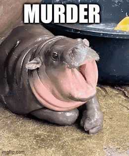 Hippo Die Cake GIF