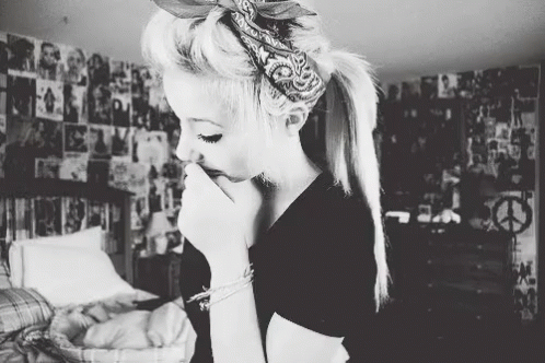 Hipster Girl GIF