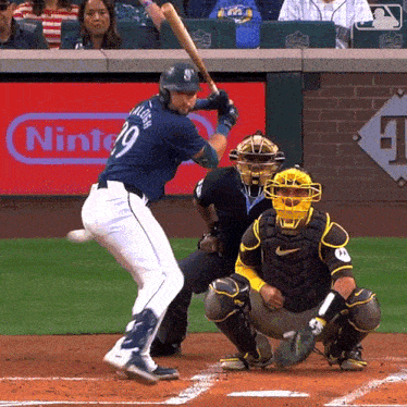 Hitting The Ball Major League Baseball GIF