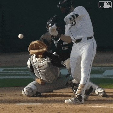 Hitting The Ball Major League Baseball GIF