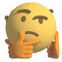 Hmm Thinking Sticker