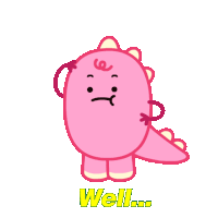 Hmm Well Sticker