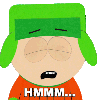 Hmmm Okay Kyle Broflovski Sticker