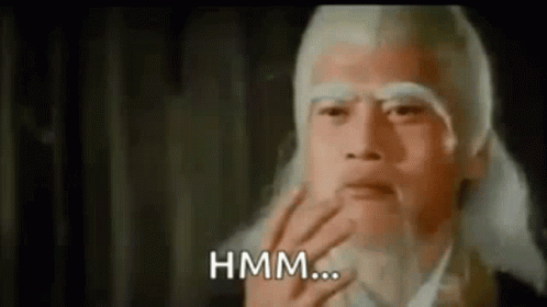 Hmmm Wise Old Man GIF
