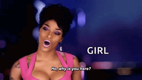 Hoe Love And Hip Hop GIF. This 498 x 279 animated GIF is part of our joseline hernandez collection. Related themes include angry, hoe, why are you here…