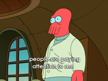 Hoera, People Are Paying Attention To Me GIF. This 373 x 280 animated GIF is part of our thanks for your attention animation minions collection. Related…