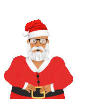 Hohoho Santa Sticker