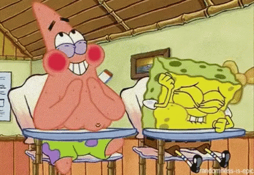 Hold It Spongebob GIF. This 498 x 342 animated GIF is part of our holding back laughter collection. Related themes include laugh, spongebob. Created by…