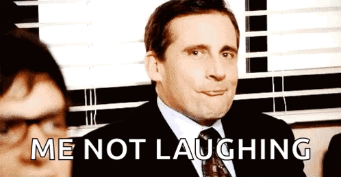Holding Laughter Tries Not To Laugh GIF