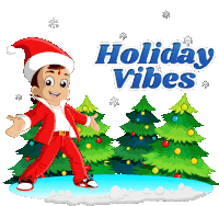 Holiday Vibes Chhota Bheem Sticker