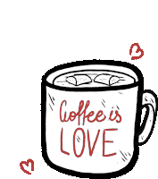 Holidays Coffe Sticker