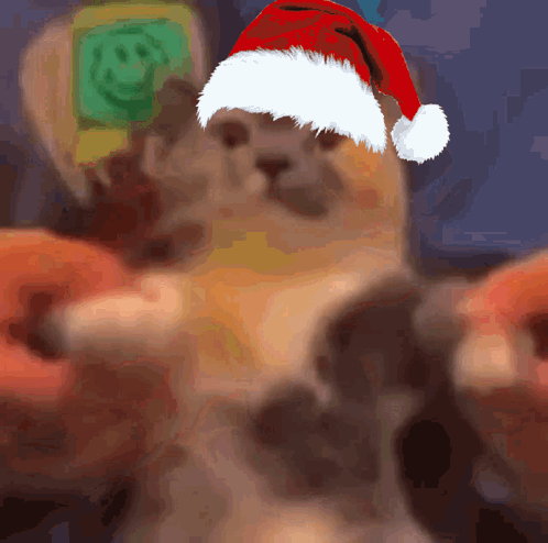Holly Jolly Cat Jolly GIF. This 498 x 494 animated GIF is part of our santa collection. Related themes include cat, christmas, dancing cat. Created by…