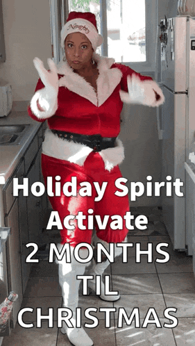 Holly Logan Santa GIF