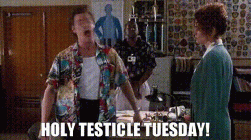 Holy Cow Tuesday GIF. This 498 x 278 animated GIF is part of our einhorn is finkle collection. Related themes include ace ventura, jim carrey, tuesday…