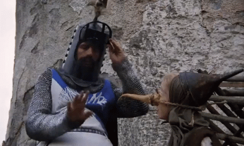 Holy Grail Monty Python GIF. This 498 x 298 animated GIF is part of our monty python and the holy grail collection. Related themes include duck, monty…