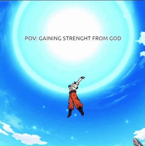 Holy Spirit Bomb Goku Spiritual Bomb GIF