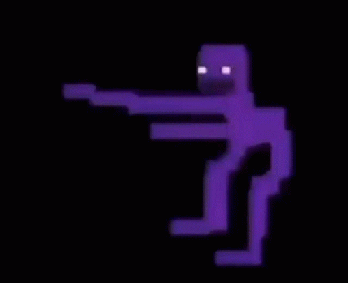 Hombre Morado Bailando GIF