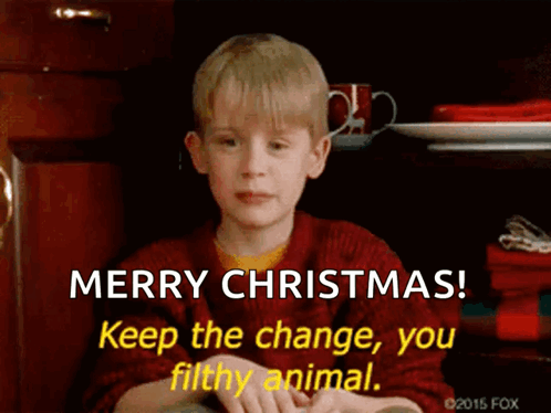 Home Alone GIF. This 498 x 374 animated GIF is part of our merry christmas ya filthy animal collection. Created by tinajones1201. View the original…