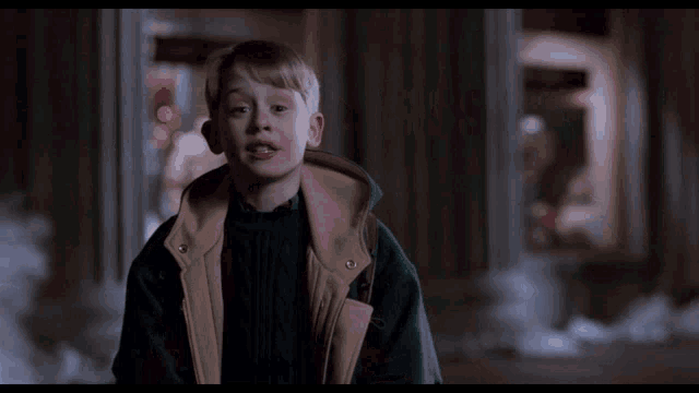 Home Alone Smile GIF