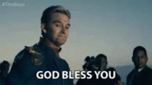 Homelander God Bless You GIF