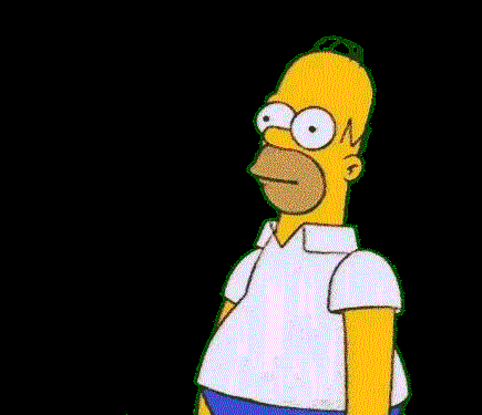 Homer Esconder GIF
