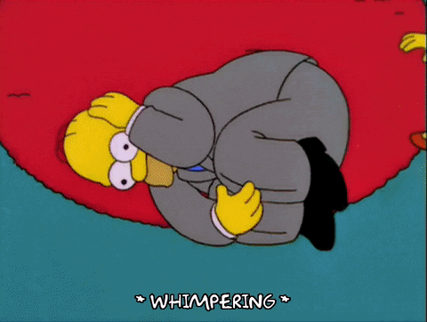 Homer Fetal Position GIF. This 480 x 362 animated GIF is part of our fetal position collection. Created by khuuie. View the original animation, share it, or…