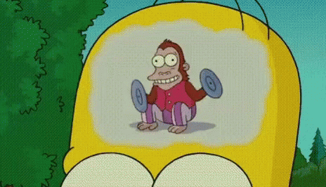 Homer Pensando GIF