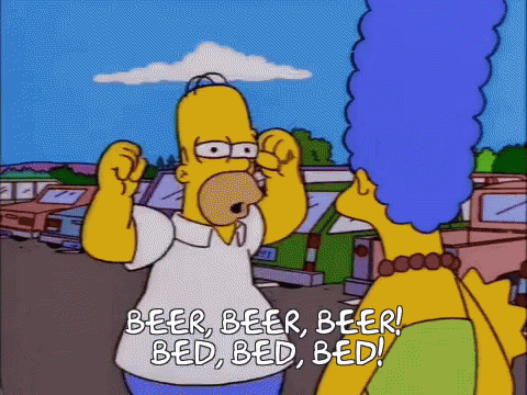 Homer Simpson Beer GIF