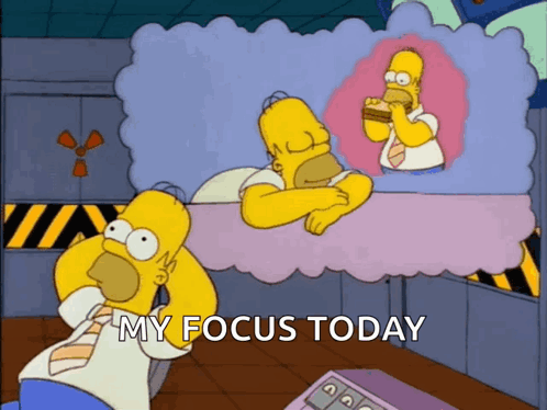 Homer Simpson Day Dream GIF