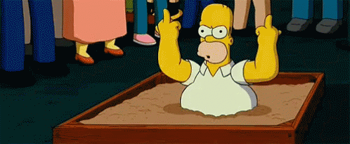 Homer Simpson GIF. This 498 x 205 animated GIF is part of our sinkhole collection. Related themes include middle finger, simpson. Created by KirstenTrout…