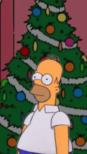 Homer Simpson Homer Christmas GIF