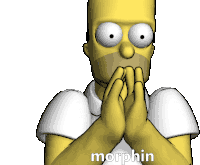Homer Simpson Simpson Sticker