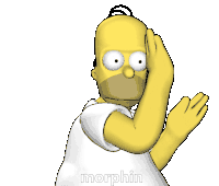 Homer Simpson Simpson Sticker