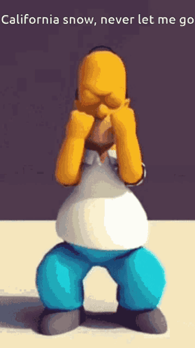 Homer Simpson Weezer GIF