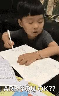 Homework Kid GIF