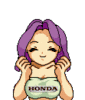 Honda Girl Boobs Sticker