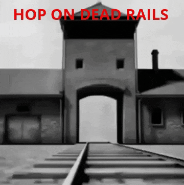 Hop On Dead Rails Train GIF