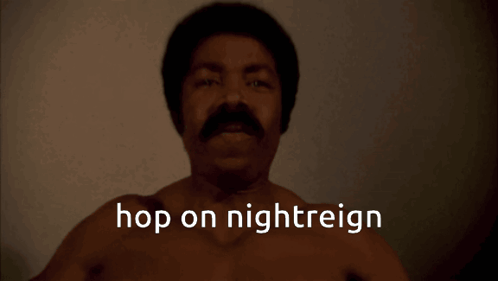 Hop On Nightreign Black Dynamite GIF