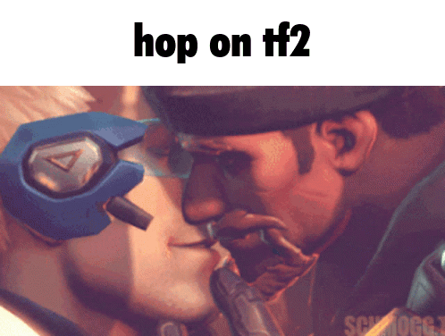 Hop On GIF. This 498 x 376 animated GIF is part of our mei overwatch collection. Related themes include kissing, tf2. Created by yourfavoritegal_a. View the…