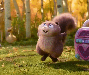 Hoppers Squirrel GIF