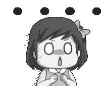 Horrified Shocked Sticker