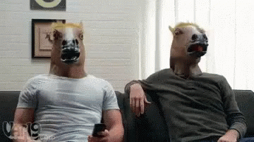 Horse Mask High Five GIF. This 360 x 202 animated GIF is part of our stick figure horse collection. Related themes include high five. View the original…