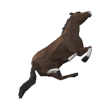 Horse Spin Sticker