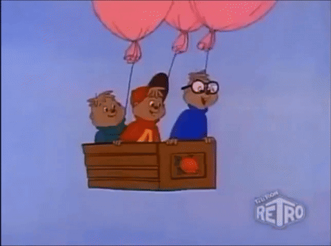 Hot Air Balloon Flying Balloons GIF