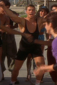 Hot Moves GIF. This 201 x 298 animated GIF is part of our jean claude van damme bailando collection. Related themes include celebration, dance. View the…