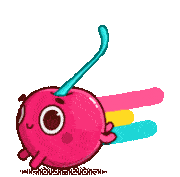 Hotcherry Rainbow Sticker