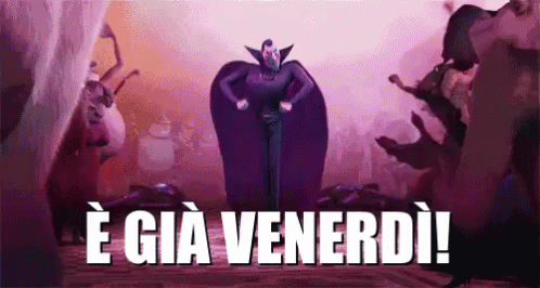 Hotel Transylvania Dracula Venerdì Weekend Già Venerdì Fine Settimana Buon Venerdì Week-end GIF