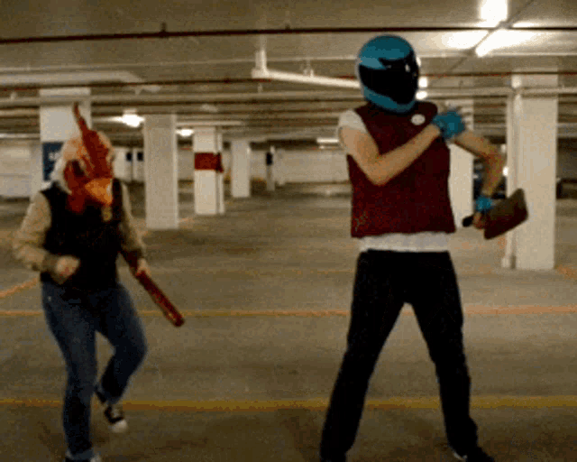 Hotline Miami Cosplay GIF